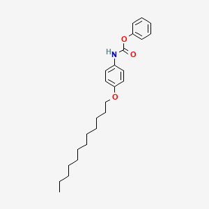 molecular formula C25H35NO3 B10852561 Phenyl 4-(dodecyloxy)phenylcarbamate 