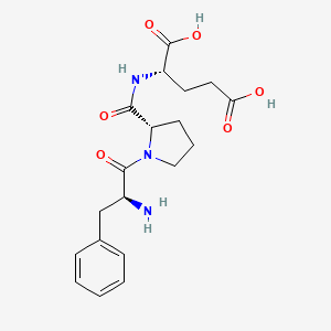 molecular formula C19H25N3O6 B10852578 Phe-Pro-Glu 