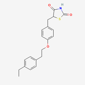 molecular formula C20H21NO3S B10852682 Ploglitazone 