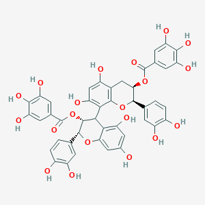 molecular formula C44H34O20 B10852761 procyanidin B-2 3,3'-di-O-gallate 