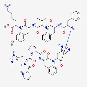 molecular formula C69H87N15O12 B10852788 Renin Inhibitor 