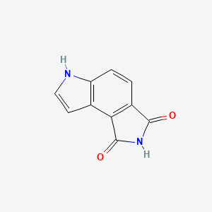 molecular formula C10H6N2O2 B10852818 pyrrolo[3,4-e]indole-1,3(2H,6H)-dione 