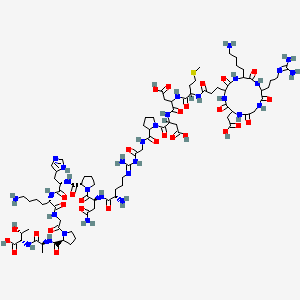 molecular formula C84H134N30O29S B10852894 RGDechi 