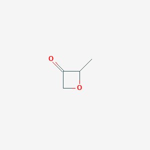 molecular formula C4H6O2 B108529 2-Methyloxetan-3-one CAS No. 87385-83-9