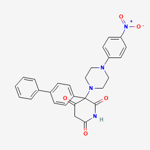 molecular formula C27H24N4O5 B10852957 Roche 28-2653 