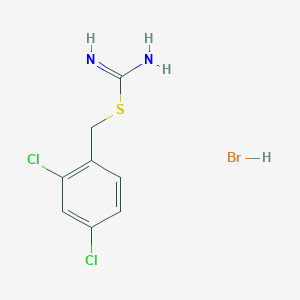 molecular formula C8H9BrCl2N2S B10853056 S-(2,4-Dichlorobenzyl)isothiourea hydrobromide 