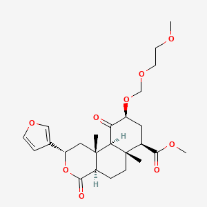 molecular formula C25H34O9 B10853112 salvinorin B 2-methoxyethoxymethyl ether 