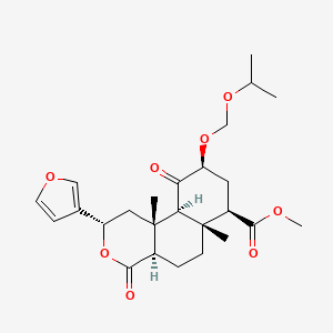 molecular formula C25H34O8 B10853125 salvinorin B isopropoxymethyl ether 