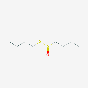 molecular formula C10H22OS2 B10853269 S-isopentyl 3-methylbutane-1-sulfinothioate 