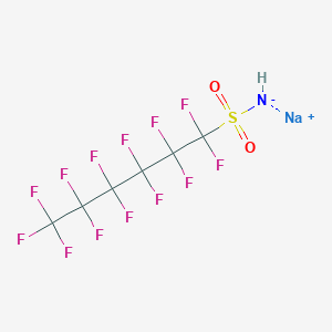 molecular formula C6HF13NNaO2S B10853303 Sodium perfluorohexanesulfonamide 