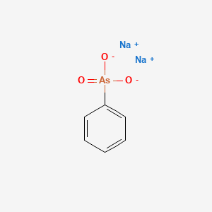 molecular formula C6H5AsNa2O3 B10853313 Sodium phenylarsonate 