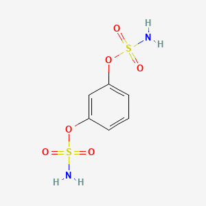 molecular formula C6H8N2O6S2 B10853360 (3-sulfamoyloxyphenyl) sulfamate 