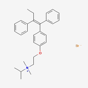 molecular formula C29H36BrNO B10853402 Tamoxifen isopropyl bromide 