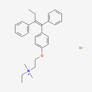 molecular formula C28H34BrNO B10853415 Tamoxifen ethyl bromide 