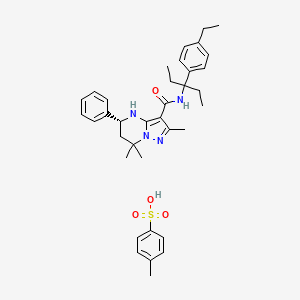 molecular formula C36H46N4O4S B10853421 Tak-075 CAS No. 667931-33-1
