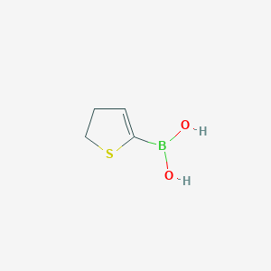 molecular formula C4H7BO2S B10853453 Thiophene-2-ylboronic acid 