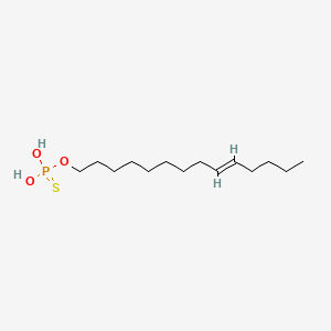 molecular formula C14H29O3PS B10853460 Thiophosphoric acid (E)-tetradec-9-enyl ester 