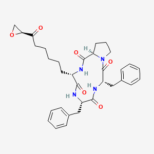 molecular formula C33H40N4O6 B10853576 Trapoxin B 