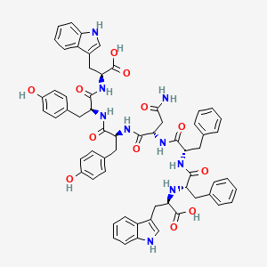 molecular formula C62H63N9O12 B10853803 W-F-F-N--Y-Y-W 