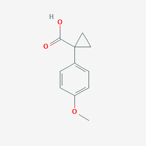 molecular formula C11H12O3 B108539 1-(4-Methoxyphenyl)cyclopropanecarboxylic acid CAS No. 16728-01-1