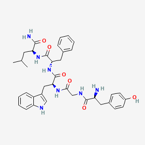 molecular formula C37H45N7O6 B10853920 Ygwfl-NH2 