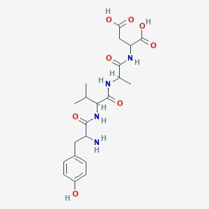 molecular formula C21H30N4O8 B10853941 H-DL-Tyr-DL-Val-DL-Ala-DL-Asp-OH 