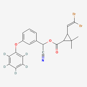 molecular formula C22H19Br2NO3 B10853967 Decamethrin-d5 