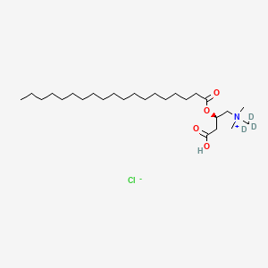 molecular formula C26H52ClNO4 B10853976 Nonadecanoyl-L-carnitine-d3 (chloride) 