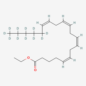 molecular formula C22H36O2 B10853982 Arachidonic Acid-d11 ethyl ester 