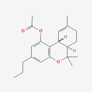 molecular formula C21H28O3 B10854061 Tetrahydrocannabivarin Acetate 