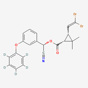 molecular formula C22H19Br2NO3 B10854065 Deltamethrin-d5 