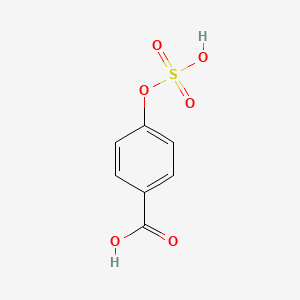 molecular formula C7H6O6S B10854113 4-Sulfooxybenzoic acid 
