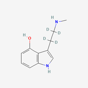 molecular formula C11H14N2O B10854123 Norpsilocin-d4 