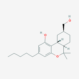 molecular formula C21H32O3 B10854139 11-hydroxy-9(S)-Hexahydrocannabinol 