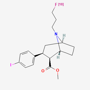 molecular formula C18H23FINO2 B10854177 Ioflupane F-18 CAS No. 186381-69-1