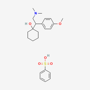 molecular formula C23H33NO5S B10854194 Venlafaxine Besylate CAS No. 609345-58-6