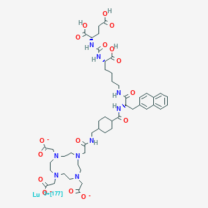 molecular formula C49H68LuN9O16 B10854213 PSMA-617 Lu-177 