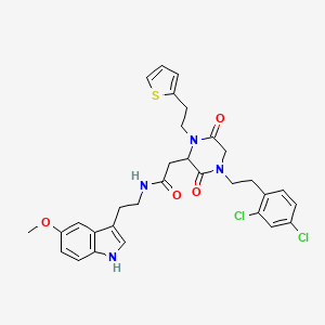 molecular formula C31H32Cl2N4O4S B10854259 LPT99 CAS No. 1263477-83-3