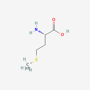 molecular formula C5H11NO2S B10854273 Methionine C-11 CAS No. 60305-58-0