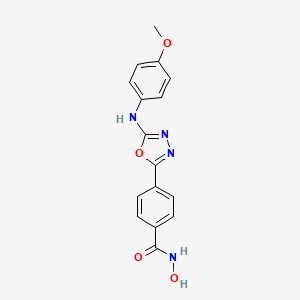 molecular formula C16H14N4O4 B10854294 Metavert CAS No. 1841125-91-4