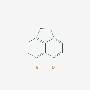B108543 5,6-Dibromo-1,2-dihydroacenaphthylene CAS No. 19190-91-1