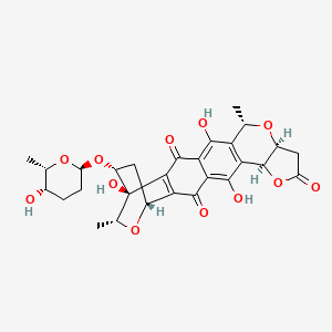 molecular formula C28H30O12 B10854304 Granaticin B CAS No. 19879-03-9