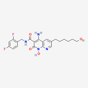 molecular formula C22H24F2N4O4 B10854327 XZ426 