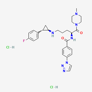 molecular formula C28H36Cl2FN7O2 B10854329 Bomedemstat dihydrochloride 