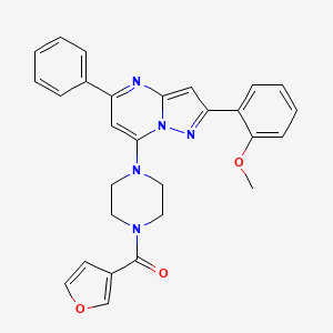 molecular formula C28H25N5O3 B10854362 Efflux inhibitor-1 