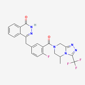 molecular formula C23H18F4N6O2 B10854387 Simmiparib 