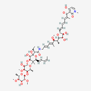 molecular formula C59H88N2O20 B10854468 Efrotomycin A1 