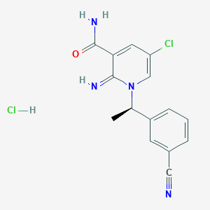 molecular formula C15H14Cl2N4O B10854546 ADRA1D receptor antagonist 1 