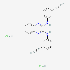 molecular formula C24H18Cl2N4 B10854559 TD52 dihydrochloride 