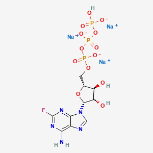 molecular formula C10H12FN5Na3O13P3 B10854569 Fludarabine triphosphate (trisodium) 